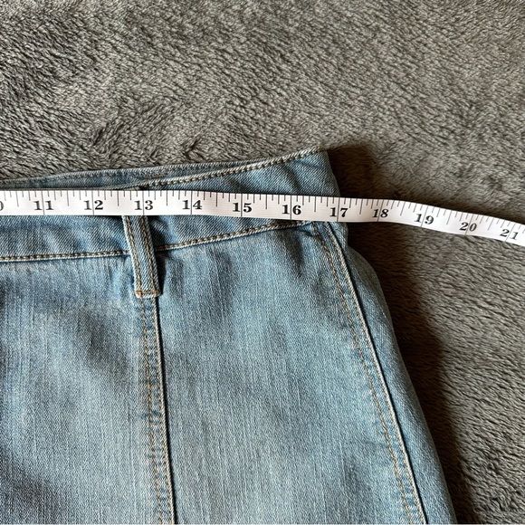 Y2K Mossimo A-Line Jean Skirt‎ Women's Size 16 Button Down - Picture 5 of 6